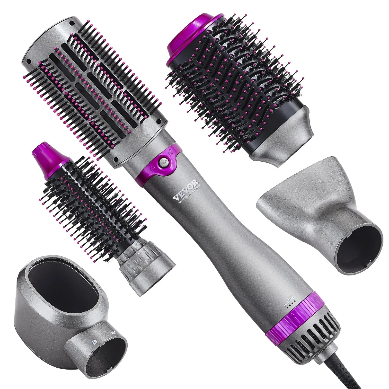 Vevor?Hair Dryer Brush 5-In-1 Hot Hair Styler Upgraded Negative Ion for Curling